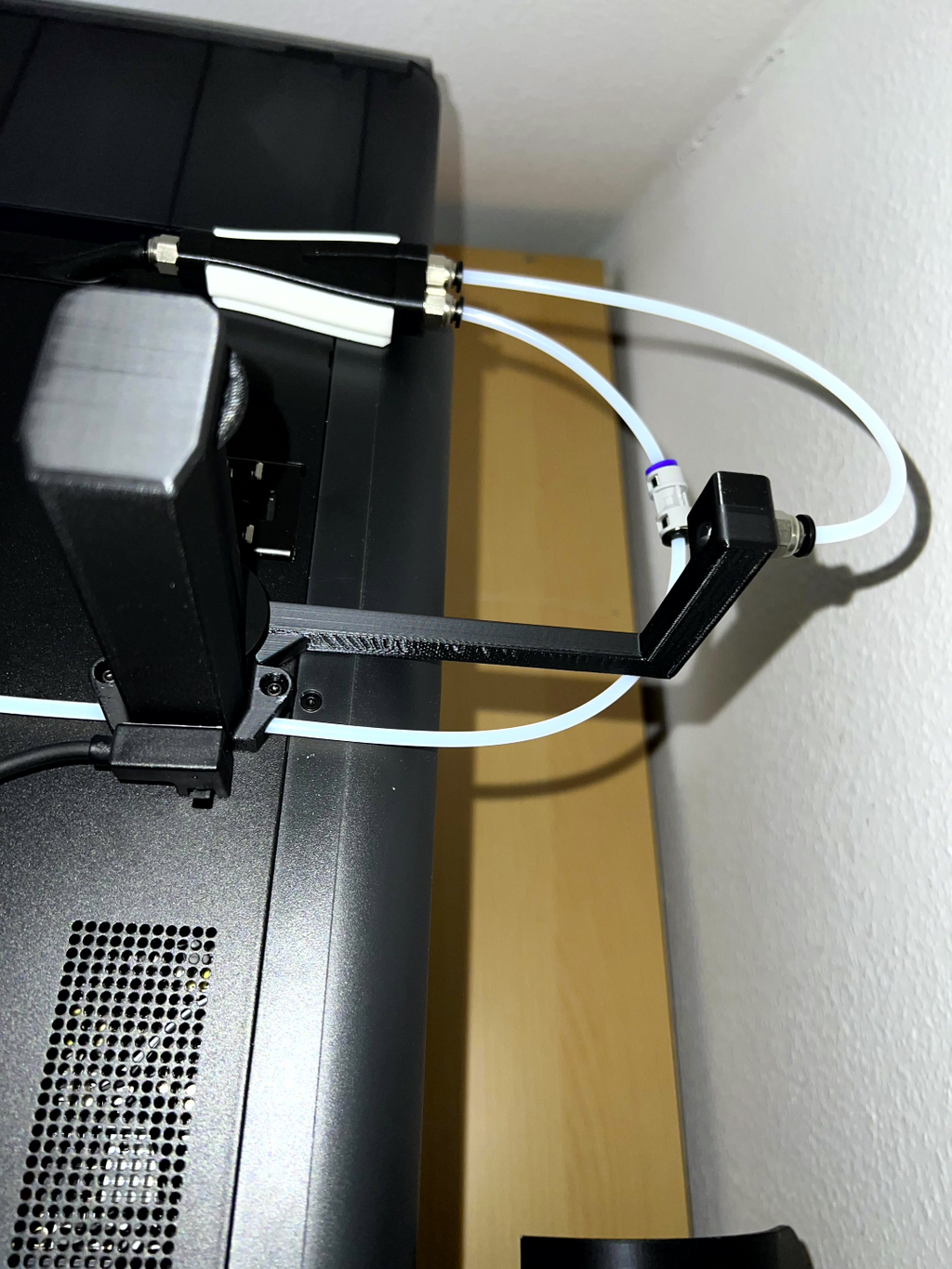 Spool Holder Roller Bambu with filament guide M10