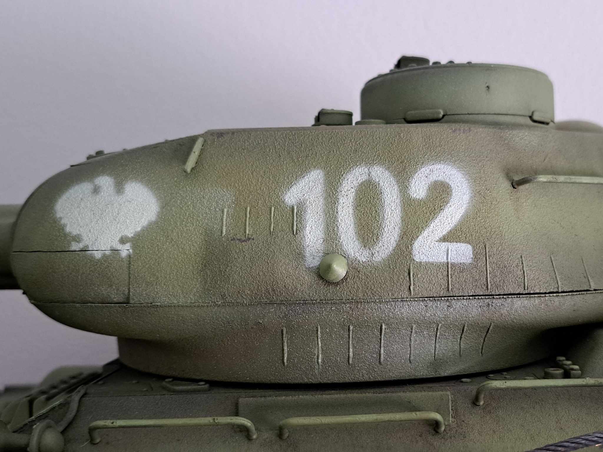 T-34-85 Rudy 1/16 markings stencil