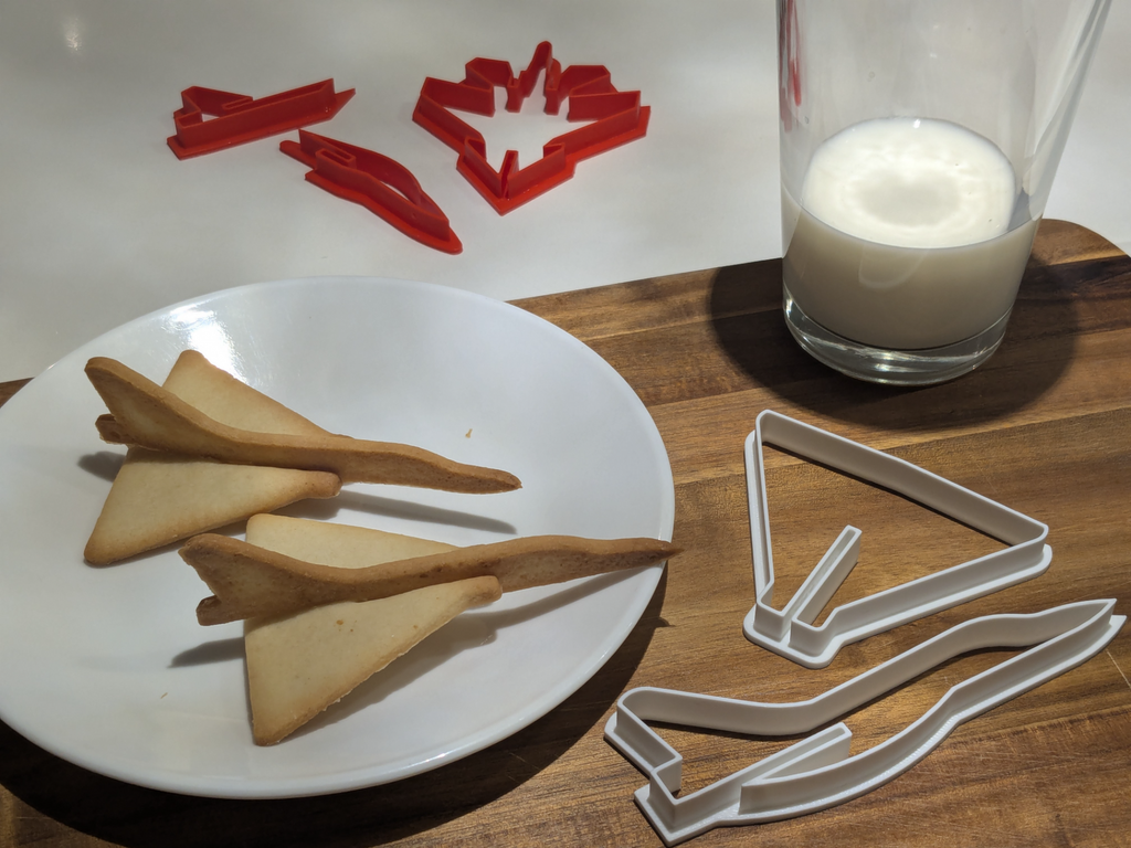 Mirage2000 3D cookie cutter