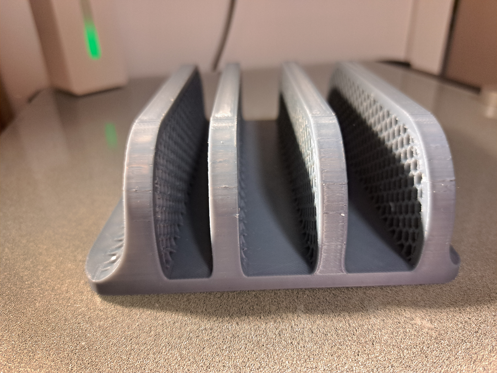 Laptop Vertical Stand (3 slots: 15mm, 22mm, 22mm)