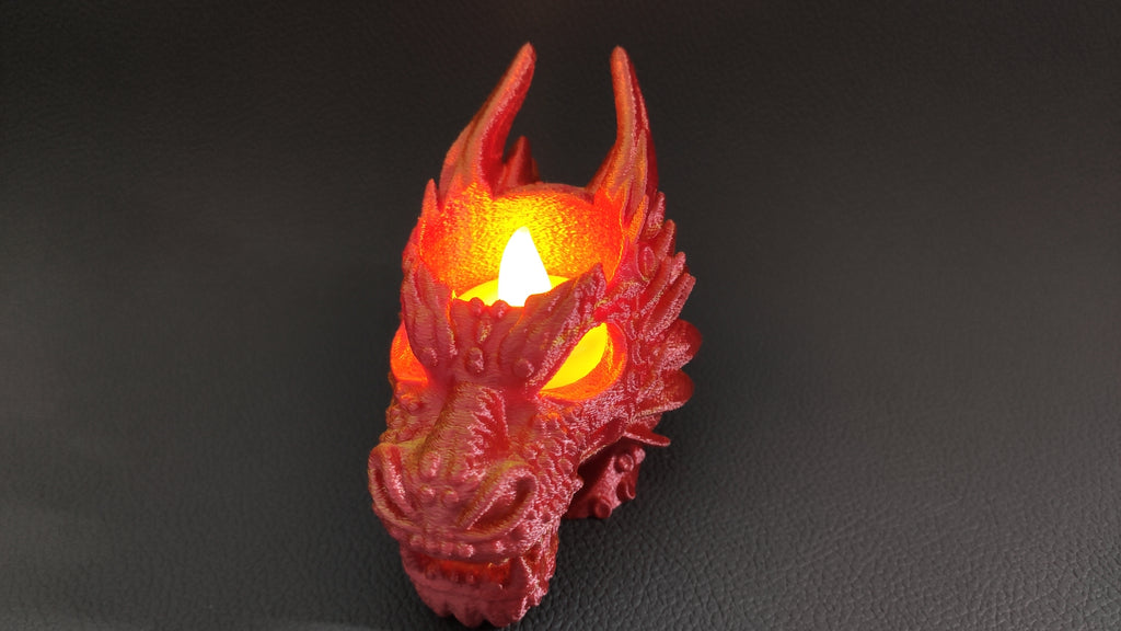 Mini Dragon Head - LED tea light holder