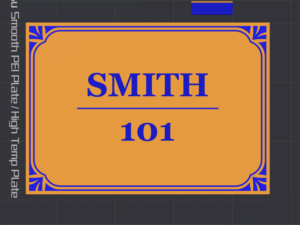 Door / House Name Plate