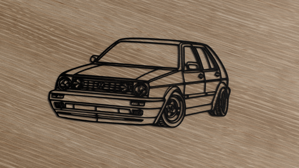 VW Golf Collection 2D Wall Art
