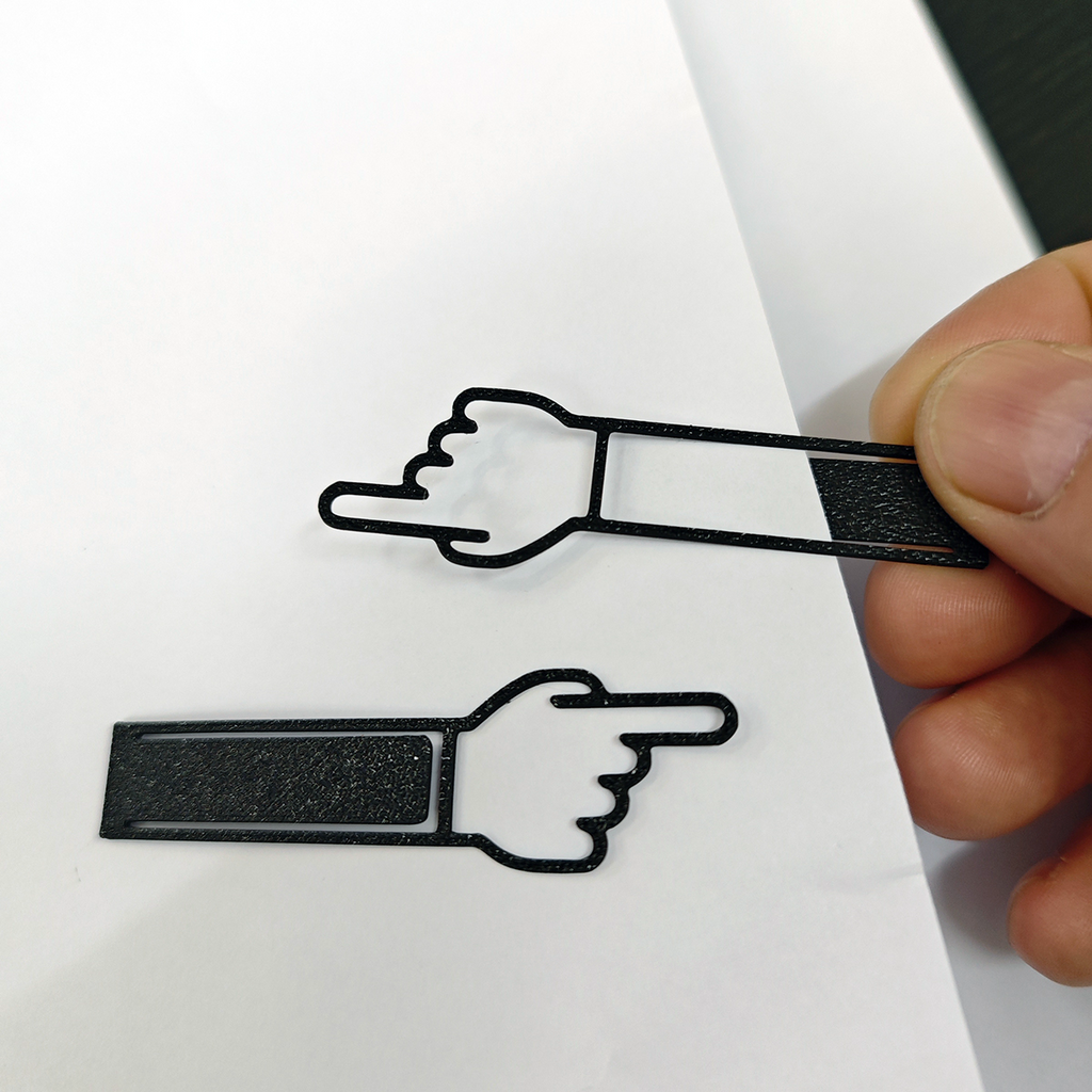 Hand Clip Bookmark - Marks Page & Line Precisely