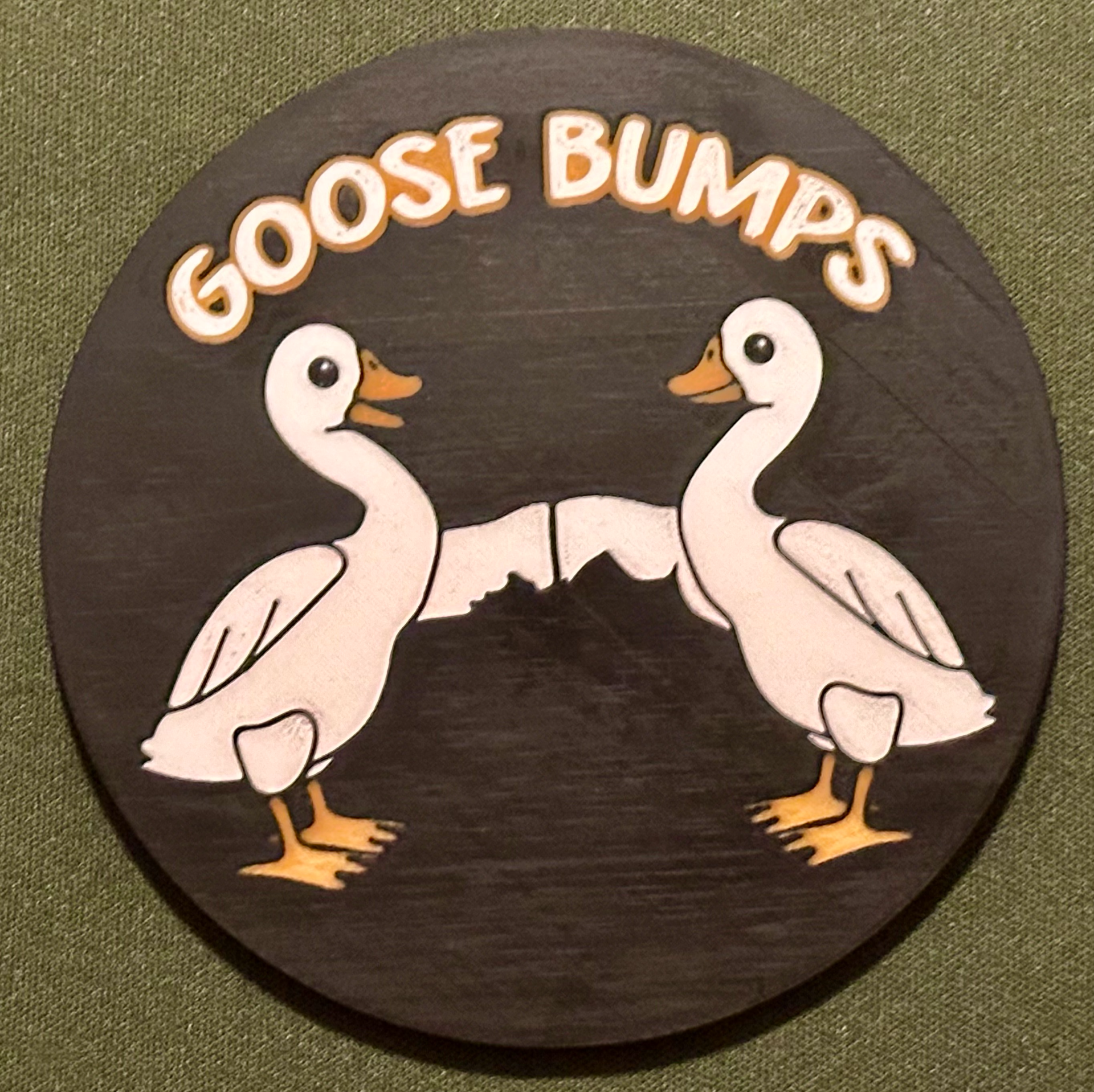 Goose Bumps Coaster