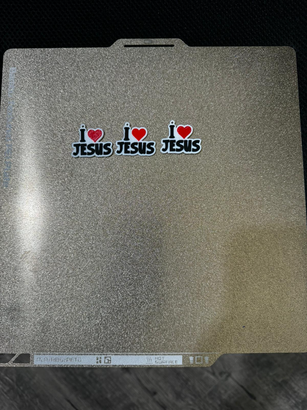 I Love Jesus Keychain 35mm