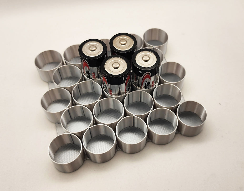 Vase Mode Battery Trays AAA-AA-9V-C-D