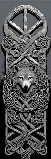 Another Set of 3 Celtic Knot Bookmarks - Spirit of the Wolf Designs