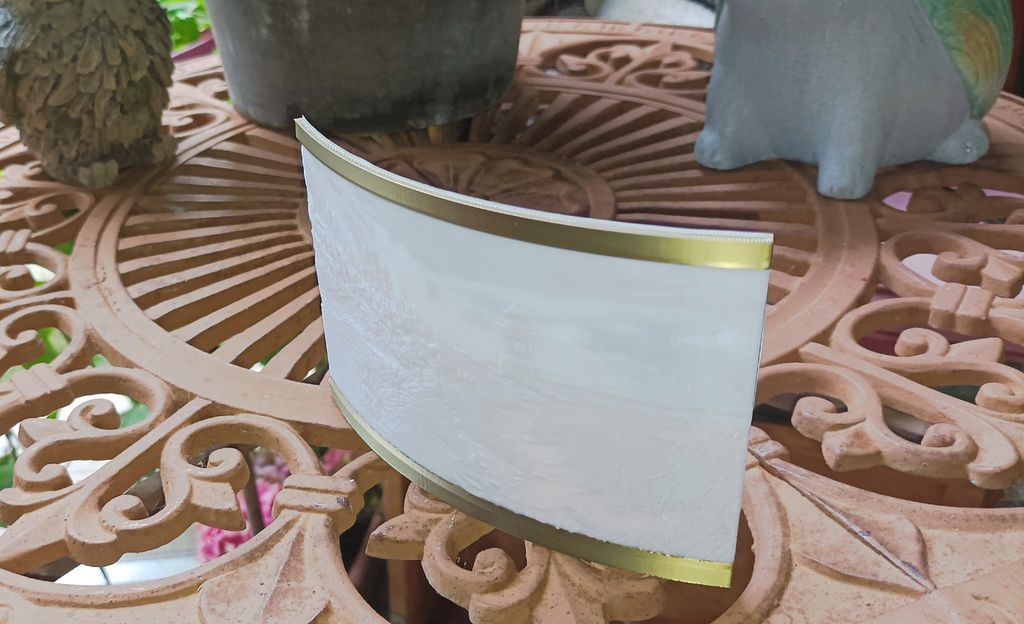 Lithophan Kerzenhalter Leuchtturm