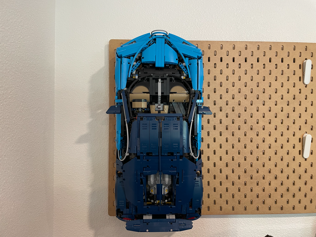 IKEA Pegboard Lego Technic Car Hanger