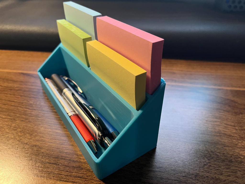 Post It Note Stand - Pen Tray