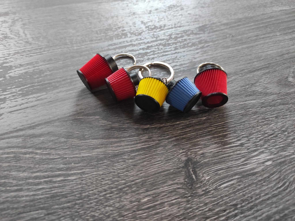 Small Air filter keychain