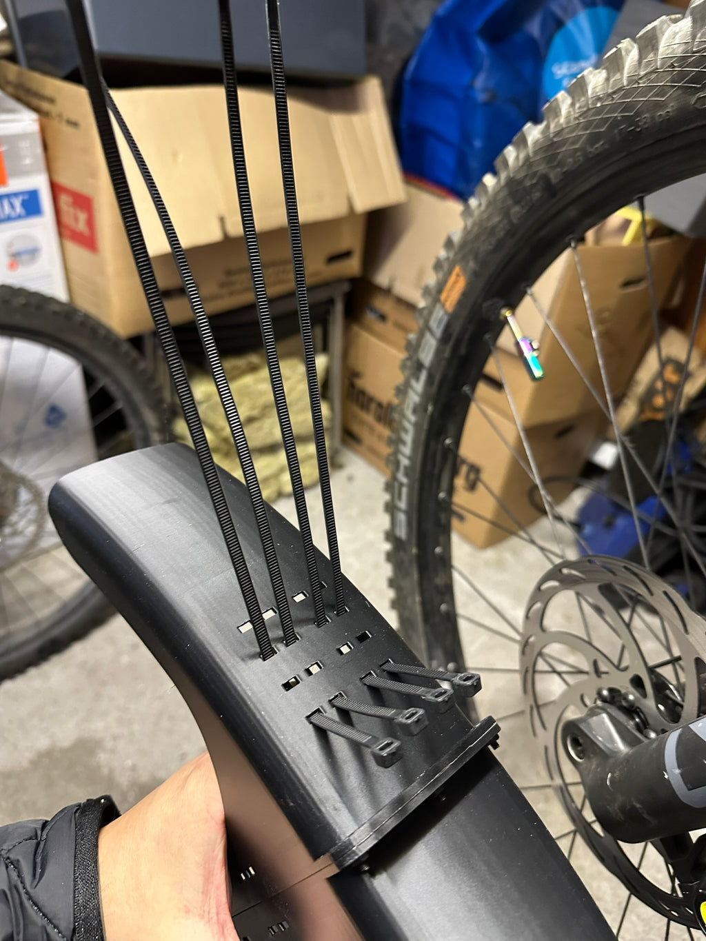 MTB Front Mudguard/Fender 29"/27.5" +Zip-Tie Mount