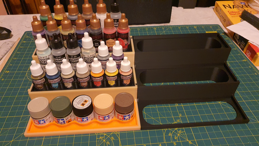 Table Top Paint Rack