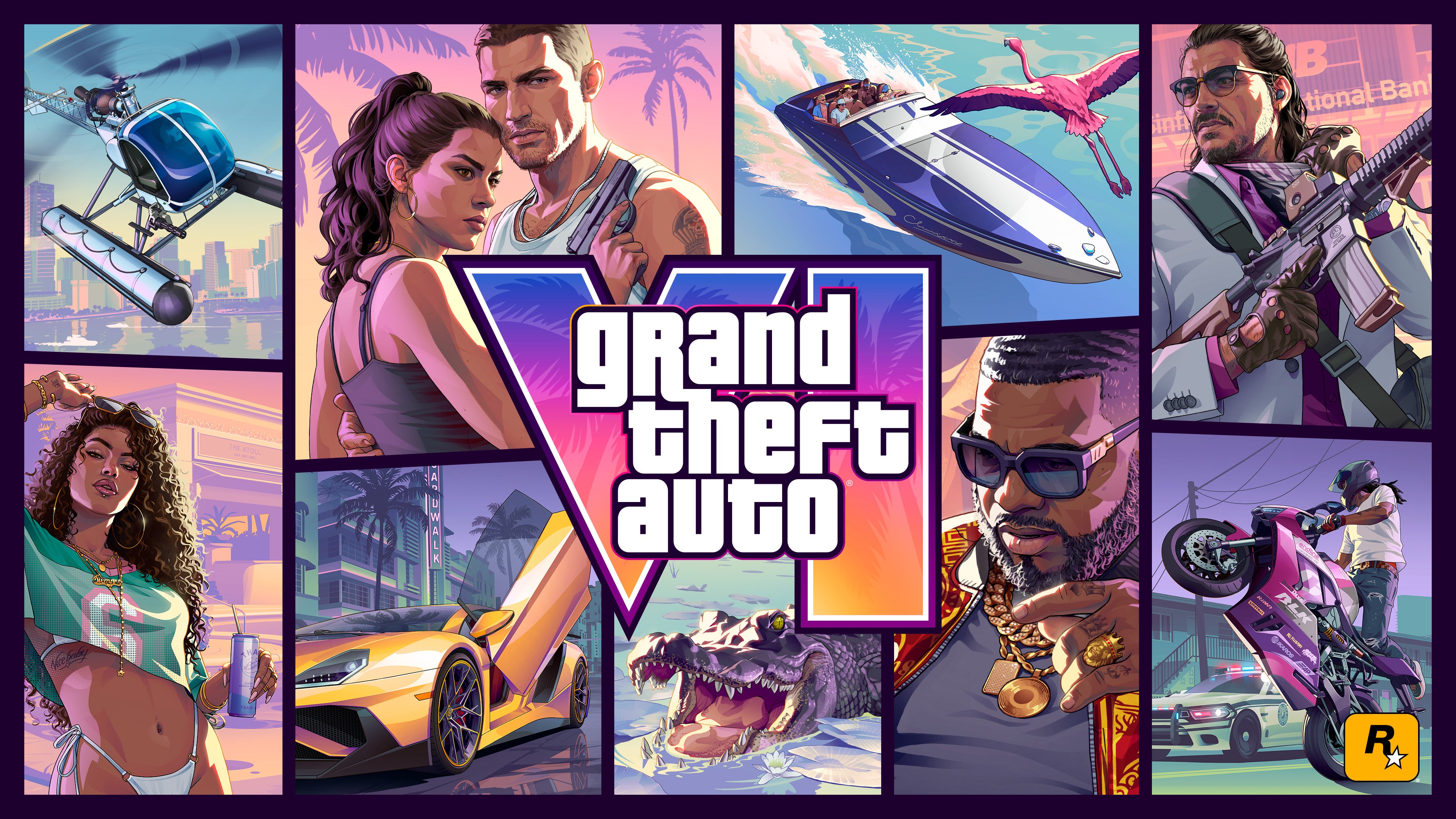 Grand Theft Auto 6 Cover Art Poster