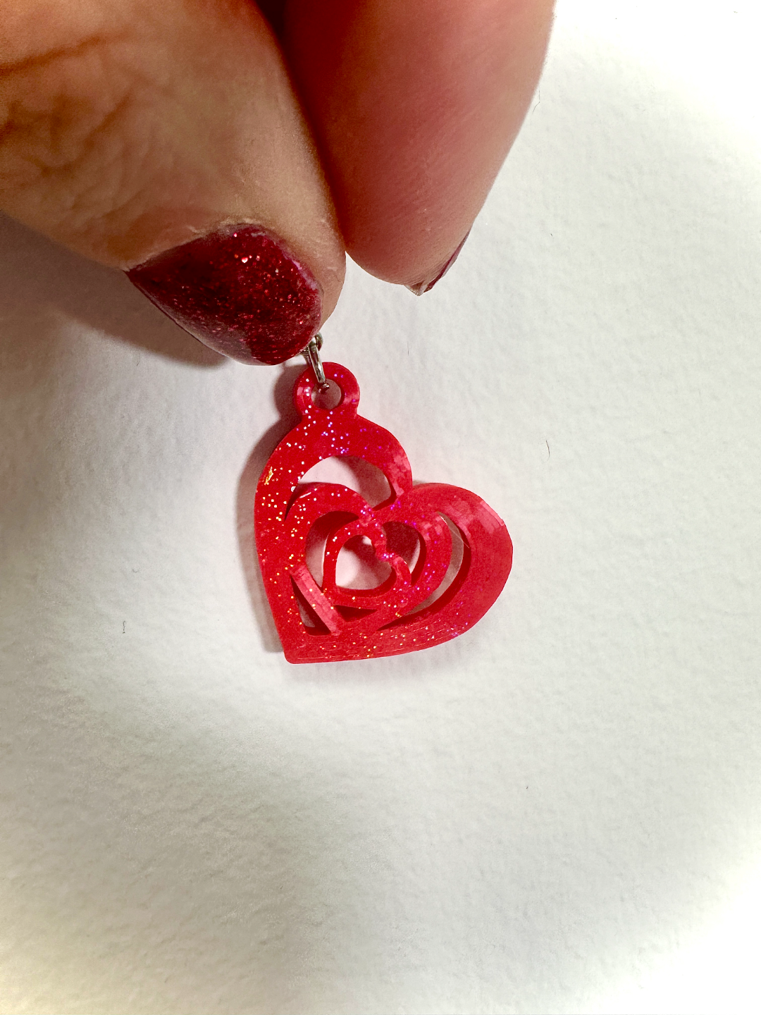 Heart Earrings for Valentine's Day