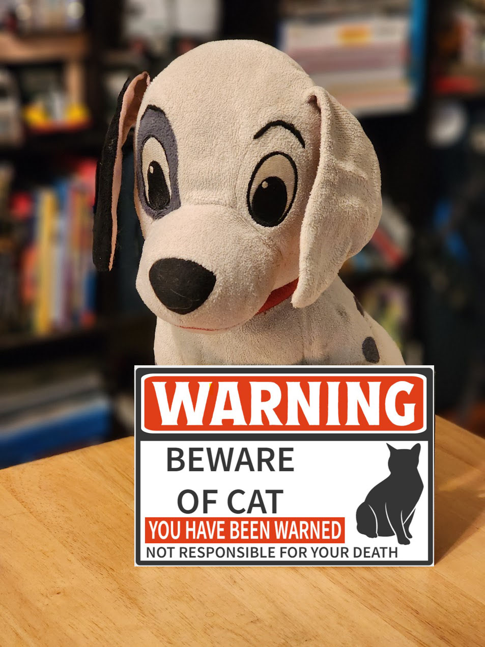 Cat Warning Sign