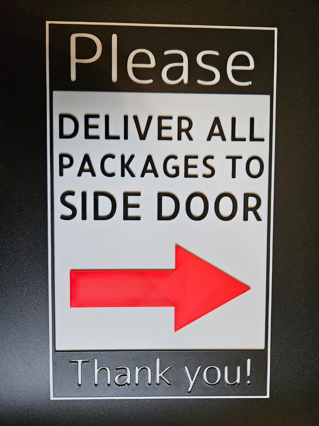 Signs - only 2mm thick