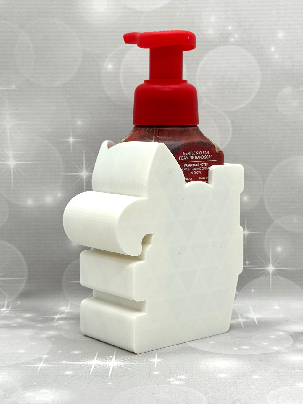 Mardi Gras LOVE BBW Soap Bottle Holder