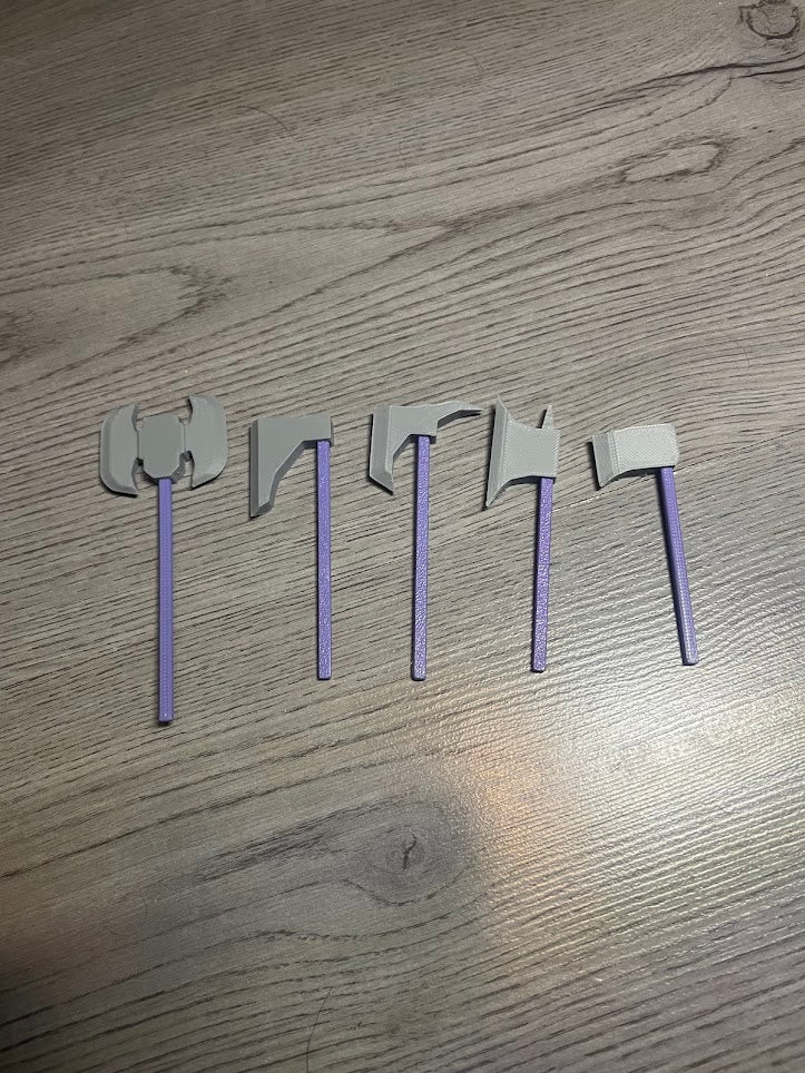 Battle axes collection for Dummy 13