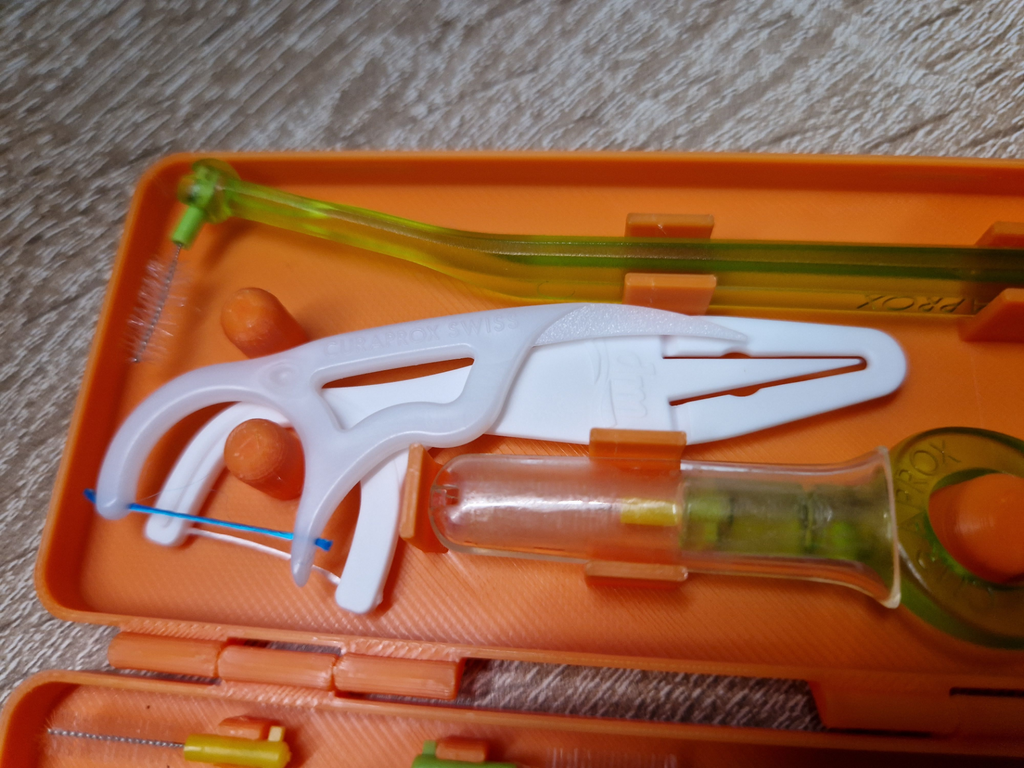 Case for CURAPROX interdental toothbrushes