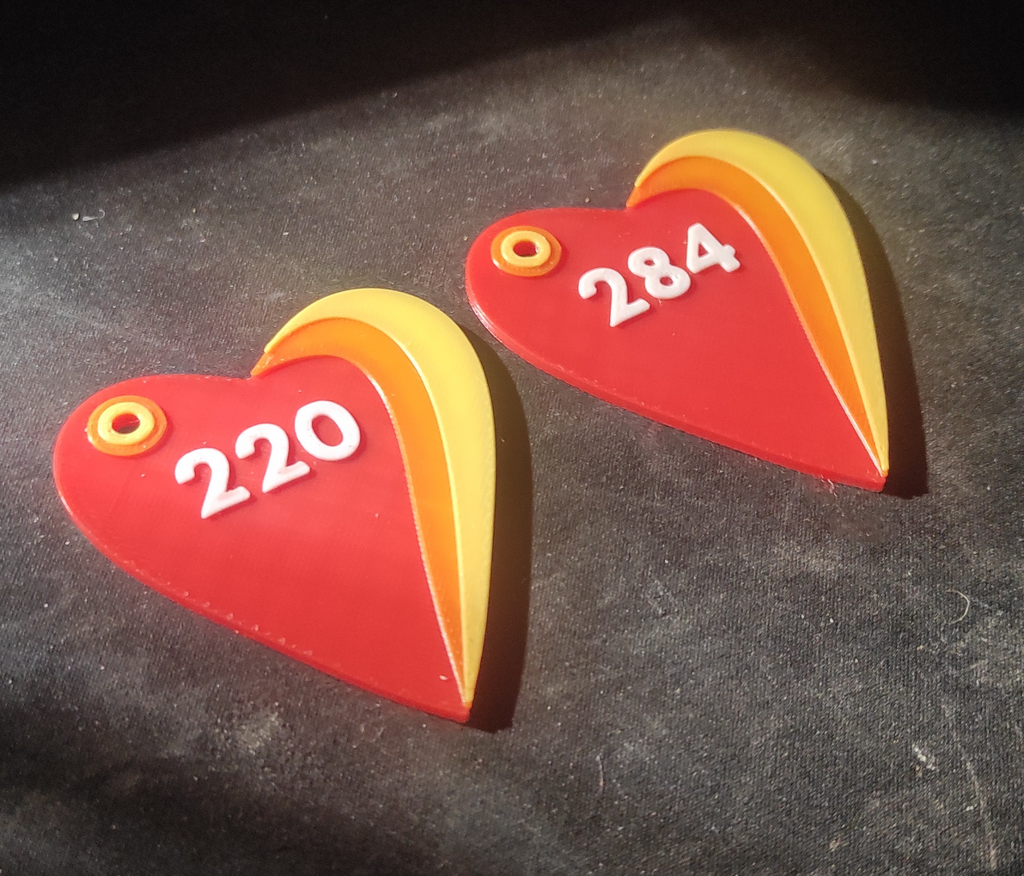 Amicable Numbers Heart Pair