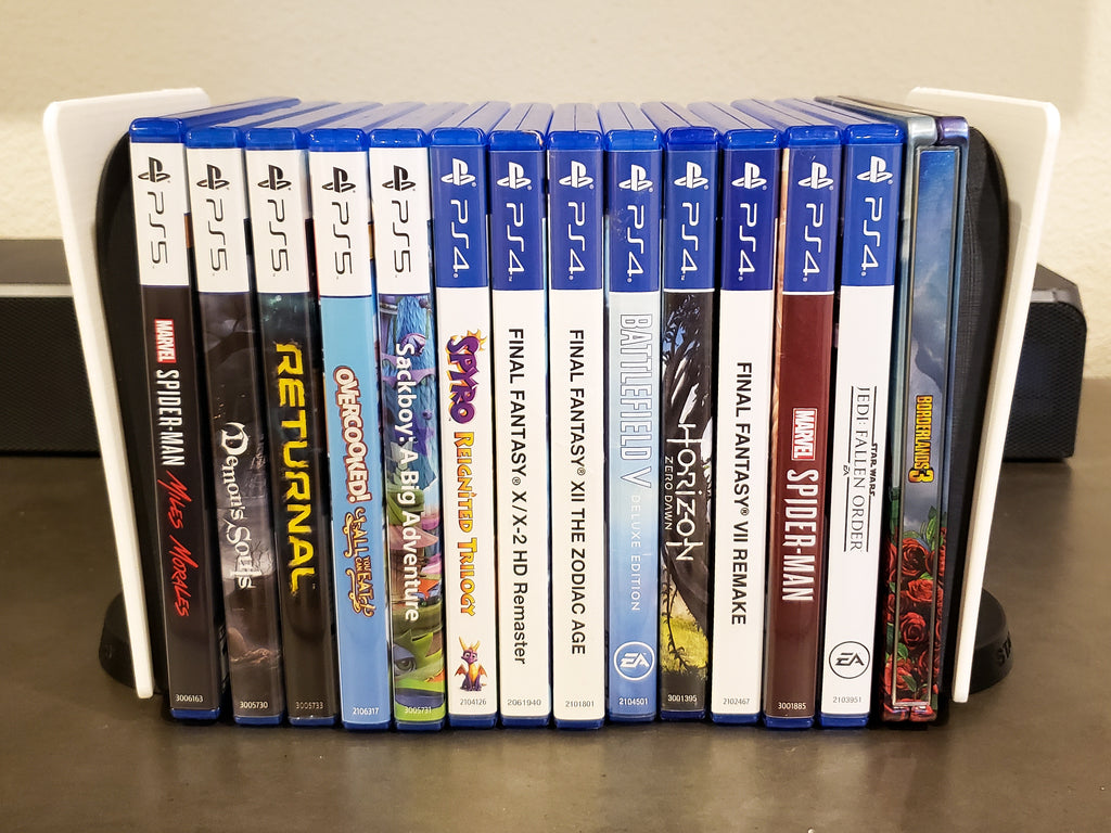 PS5 Video Game Organizer Bookends