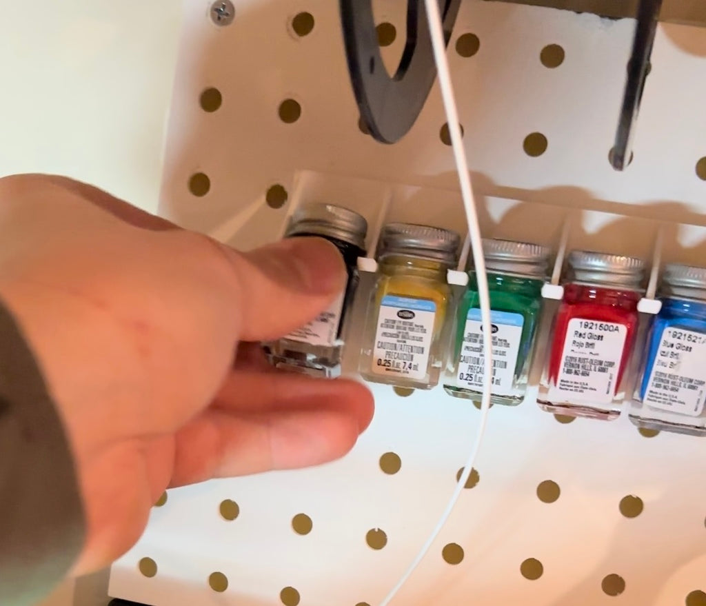 Testors Model Paint Peg Board Holder / Rack