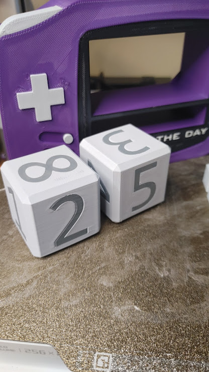 GameBoy Advance Block Calendar