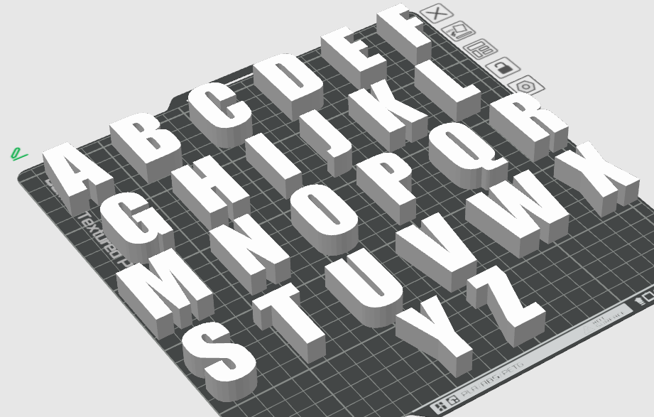 Alphabet Style -Impact-