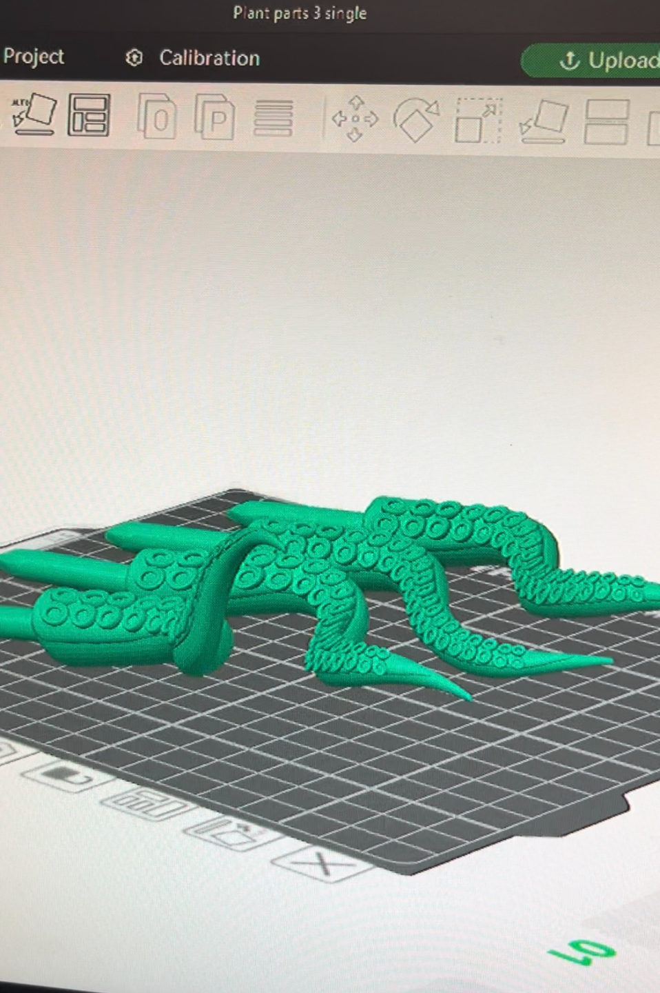 Octopus plant legs accessories