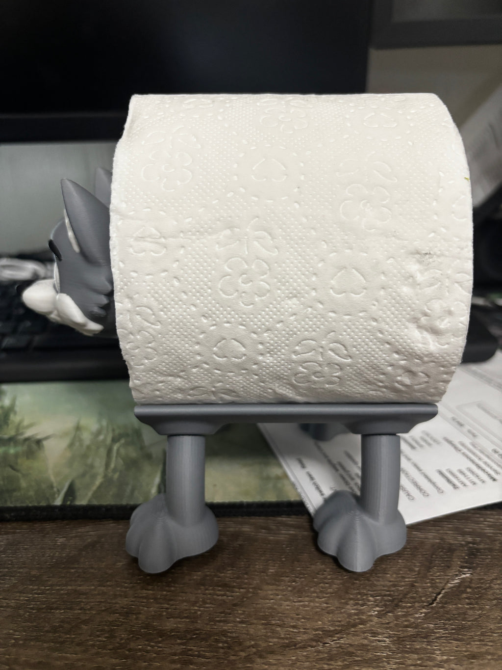 Wolf Toilet Paper Holder