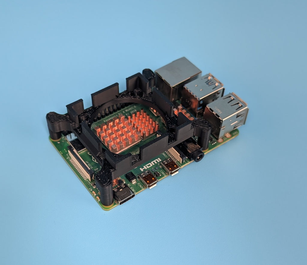 Raspberry Pi 4 Noctua 40mm Fan Mount Bracket