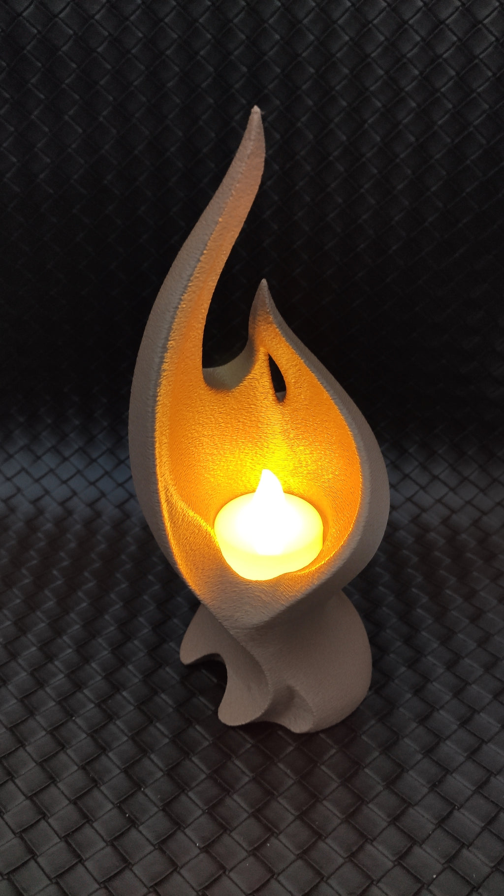 Decent Flame - LED tea light holder - no supports