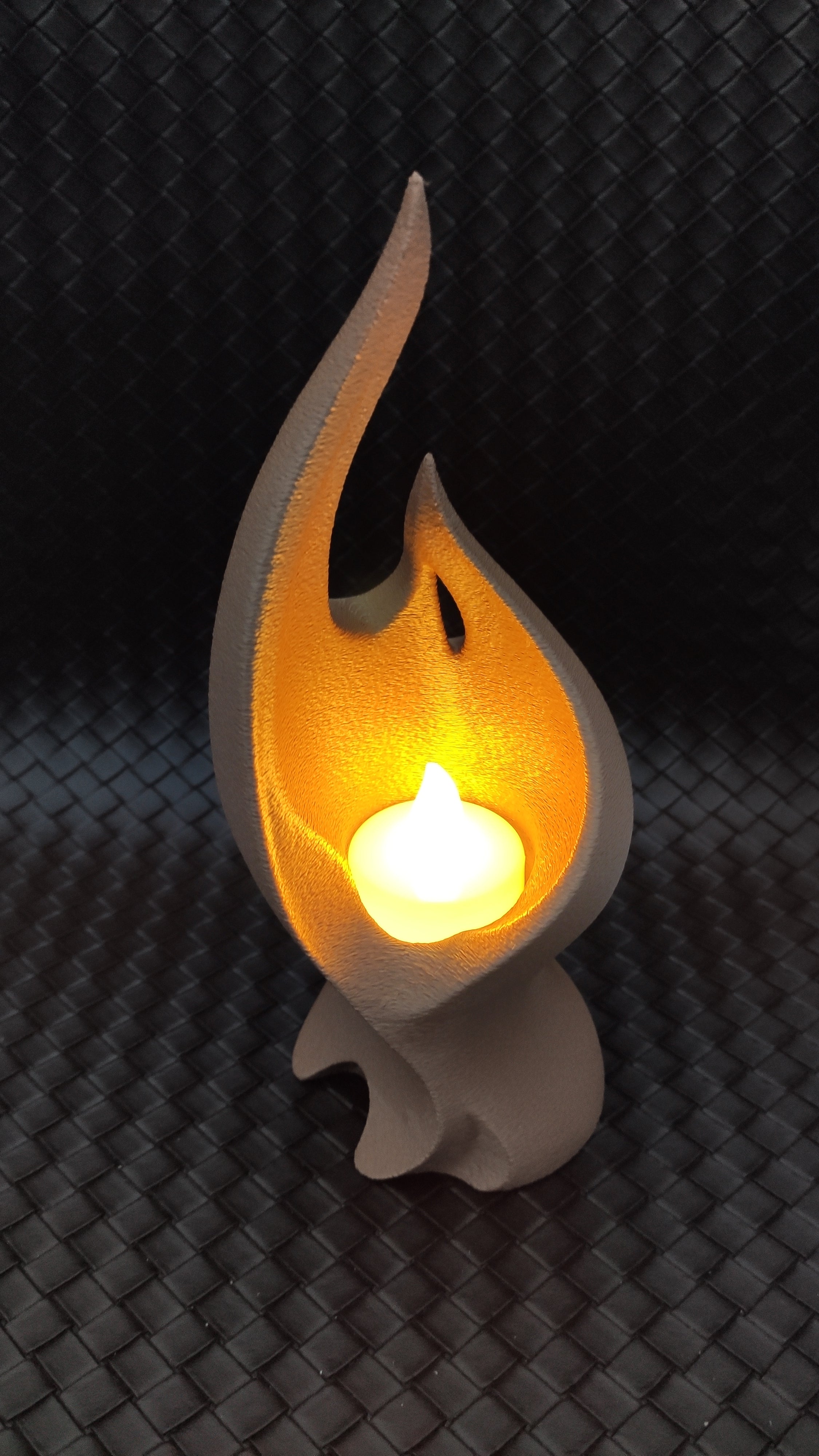 Decent Flame - LED tea light holder - no supports