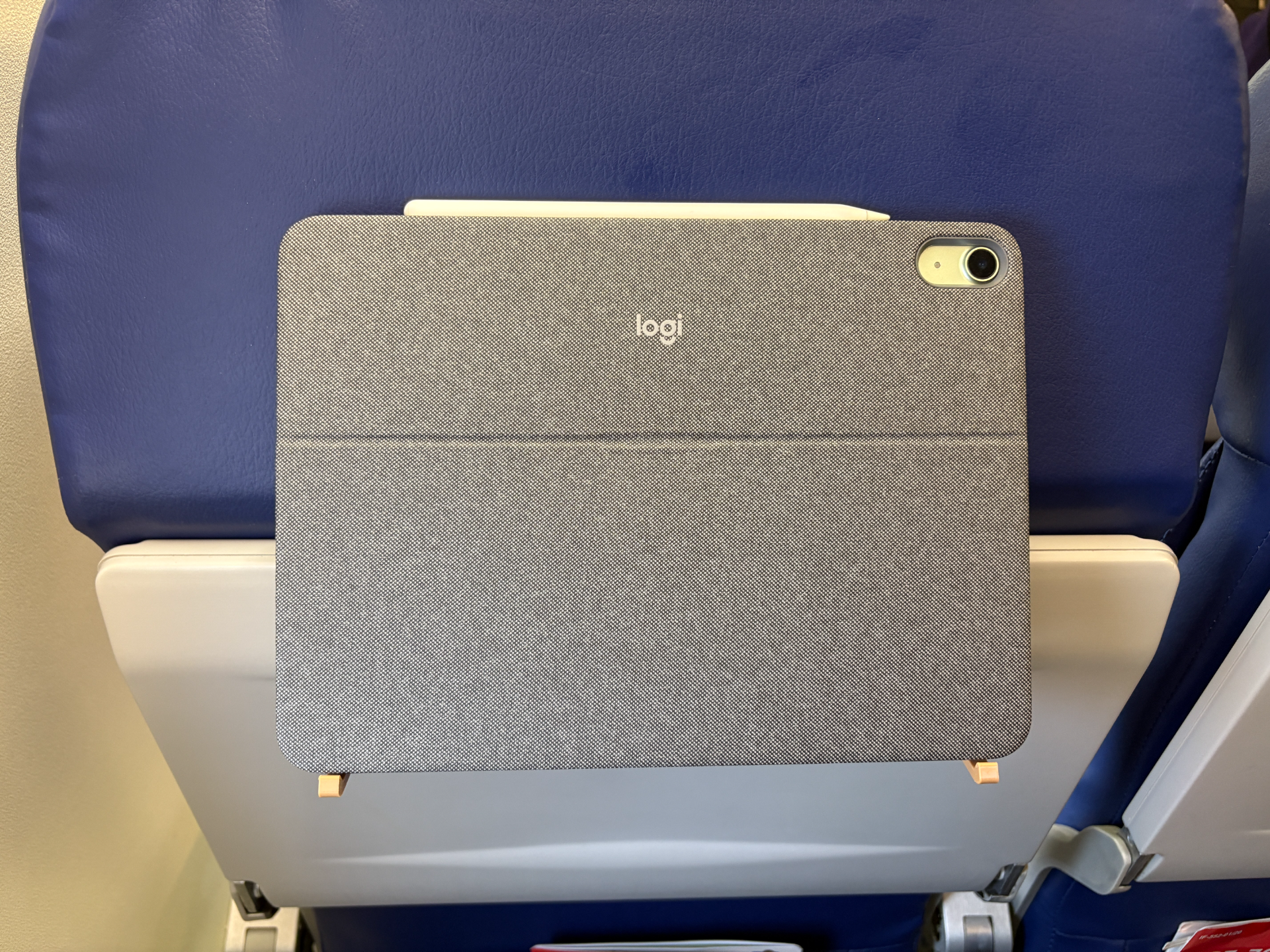 Airplane tray table device holder, 2 sizes