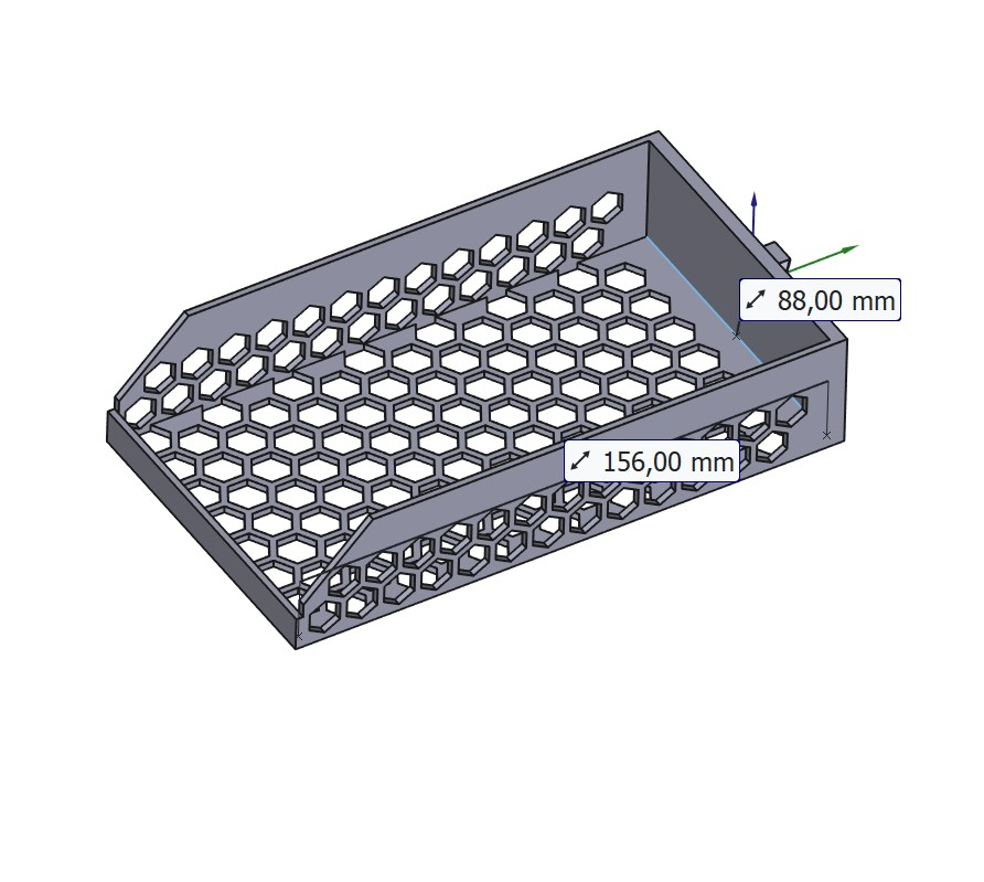 Several types of shelves for HSW mounting system.