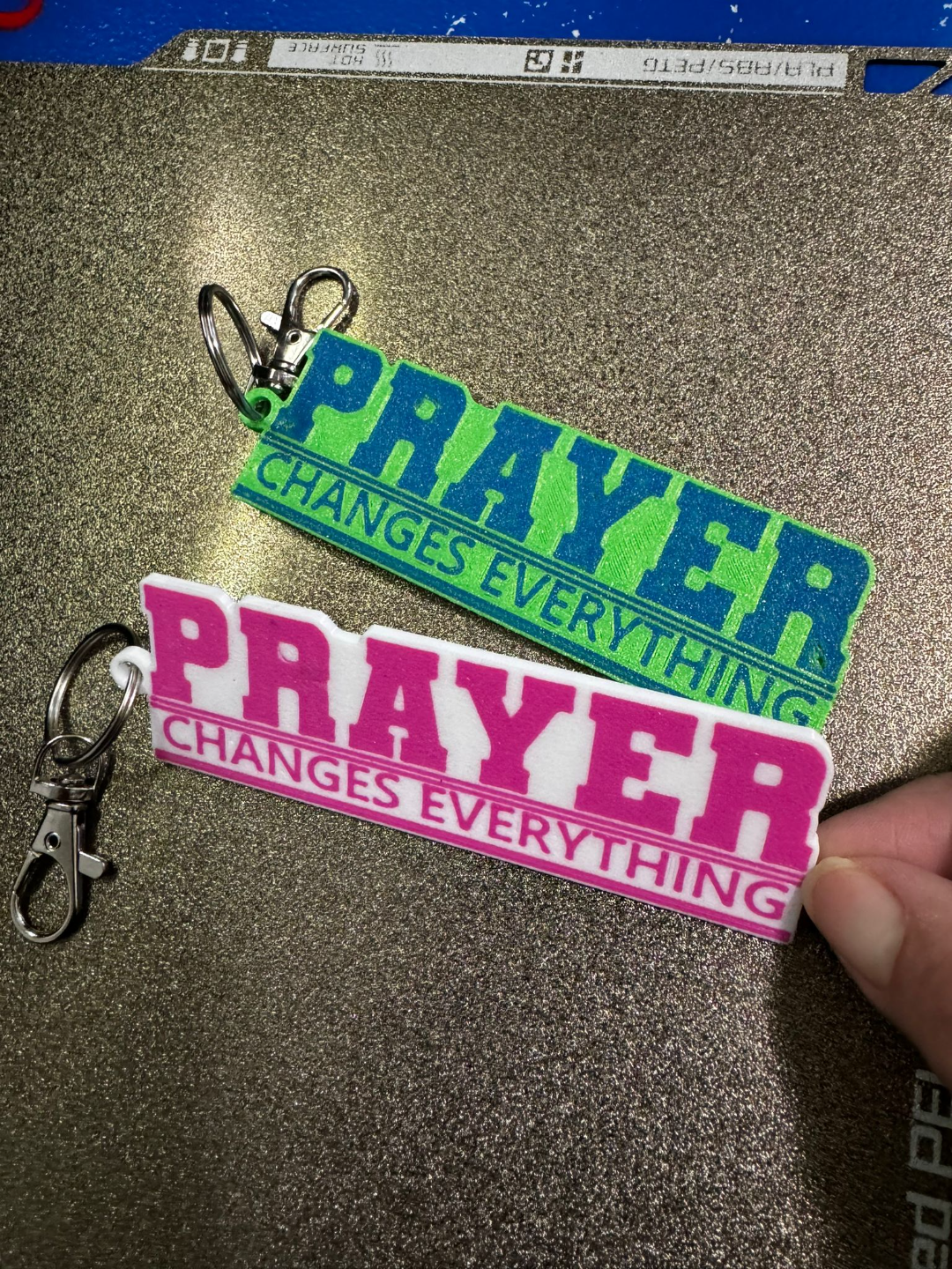 Prayer Changes Everything Keychain