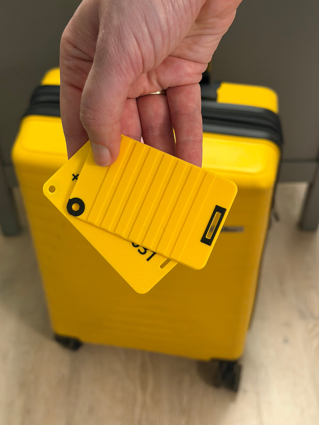 Two Part Luggage Tag