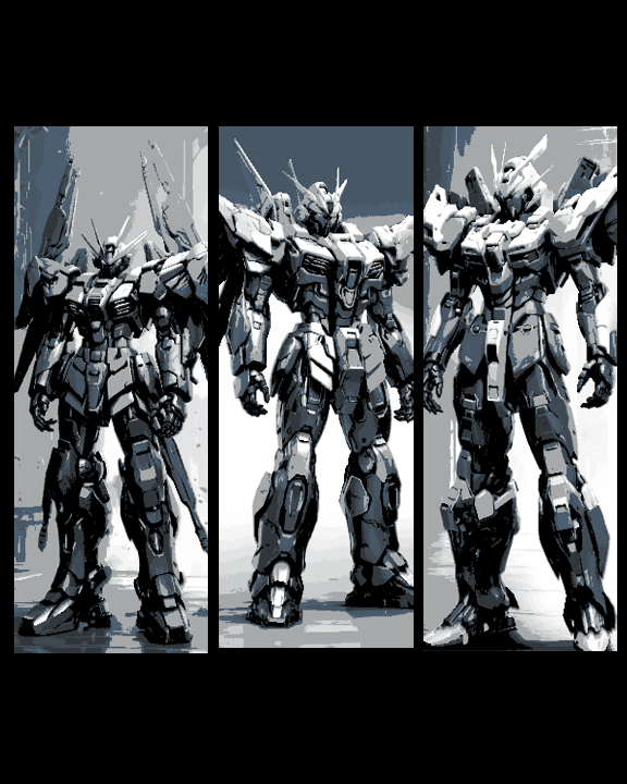 Fan Art of Mecha from Mobile Suit Gundam Bookmark