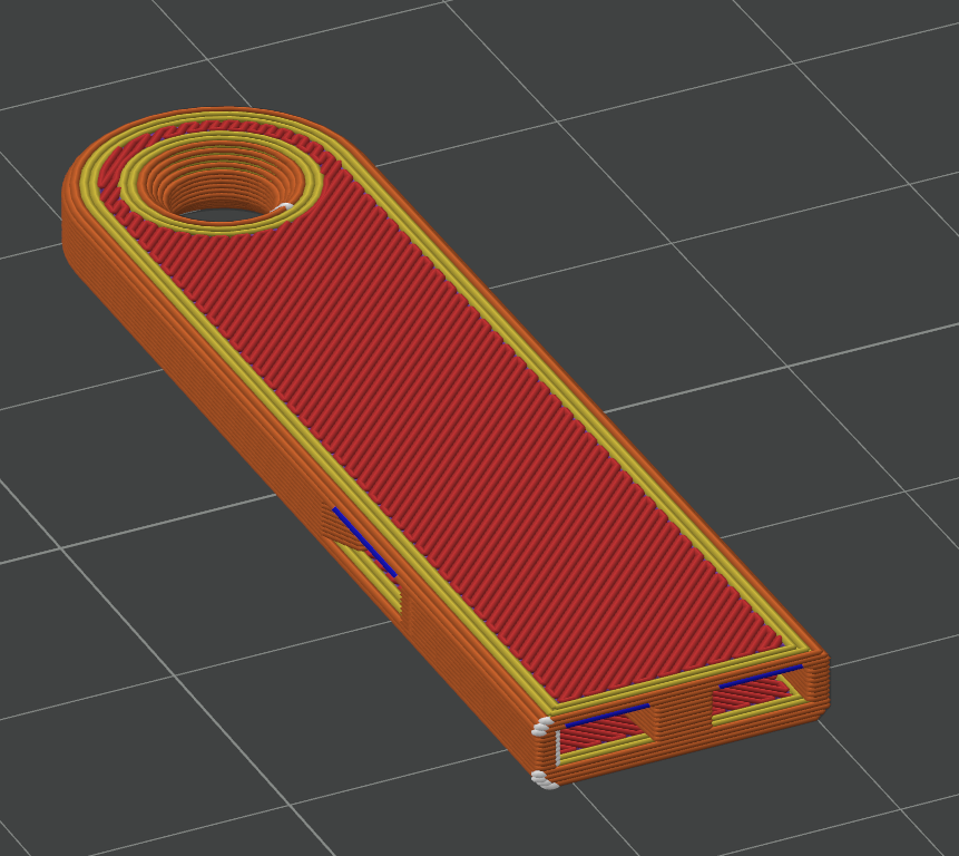 the whistle - 1g loud two tone keychain