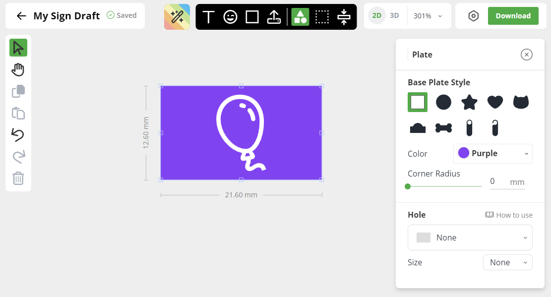 Weekly planner - AMS not required, make your own custom insert with "Make My Sign" tool