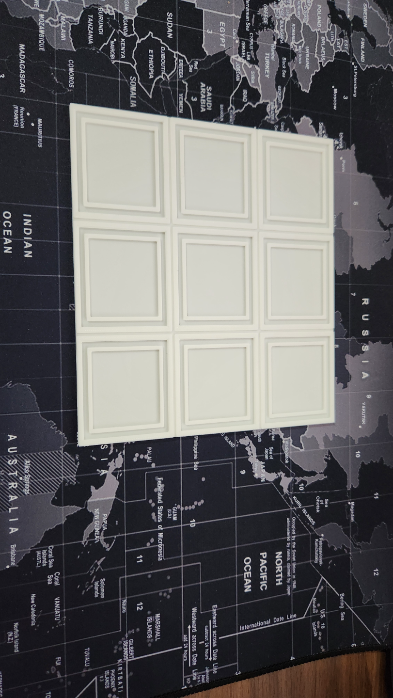 Paneled Ceiling or wall (for miniatures)