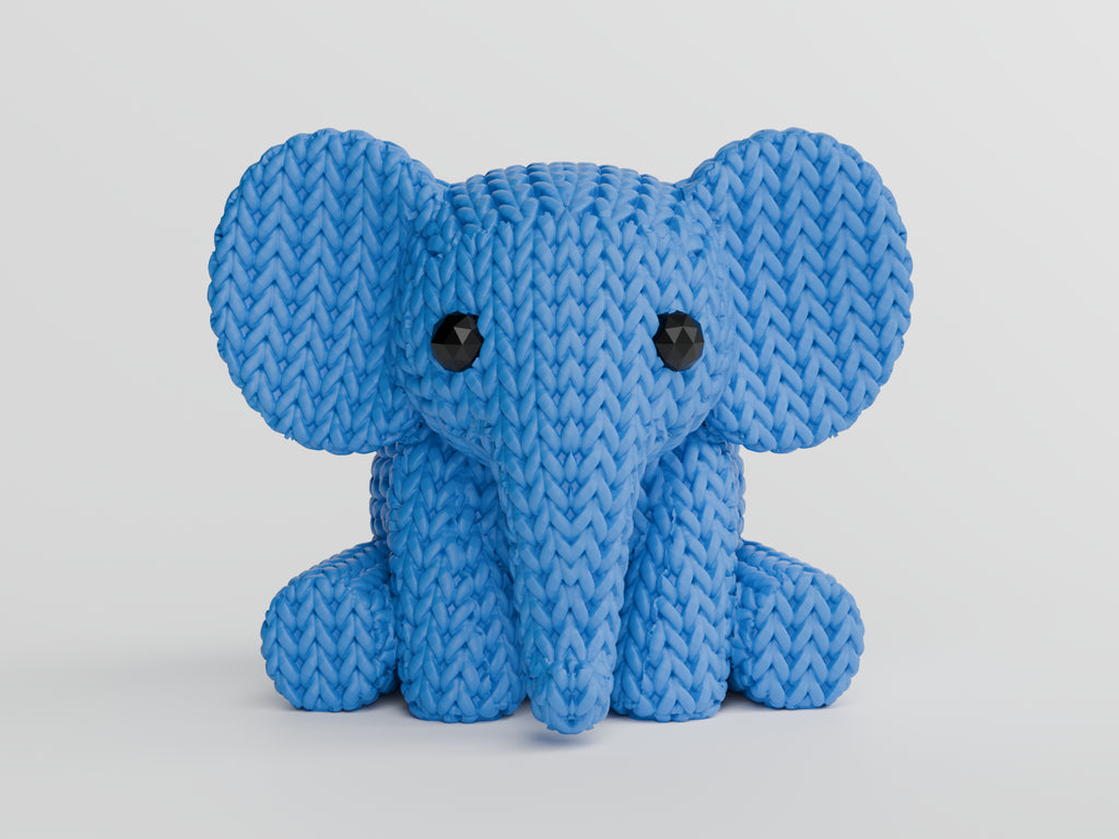 Cute knitted Elephant
