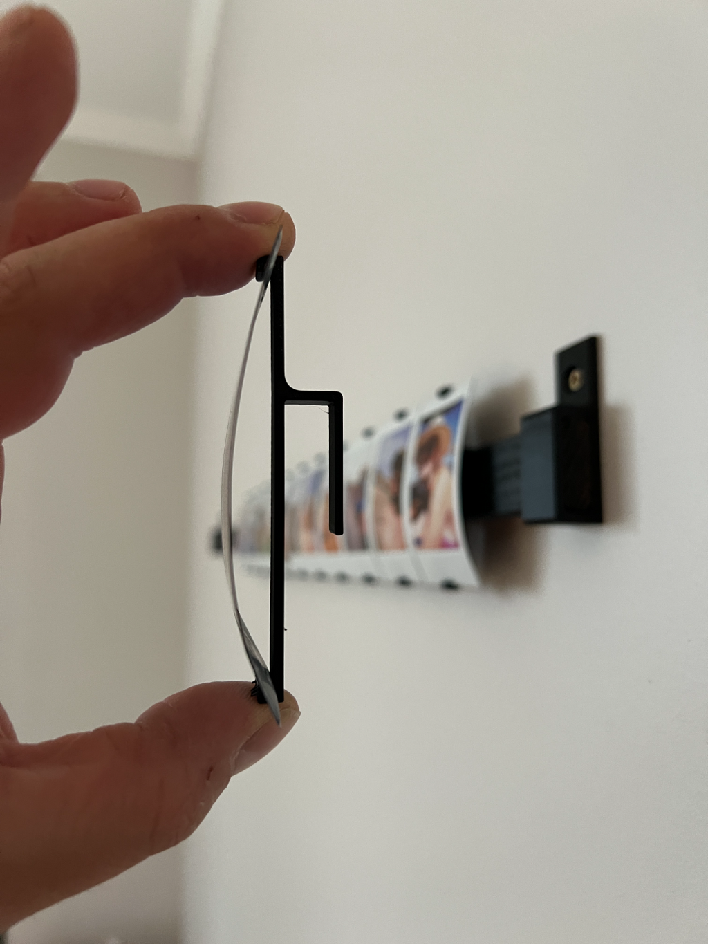 Instax mini photo holder for wall