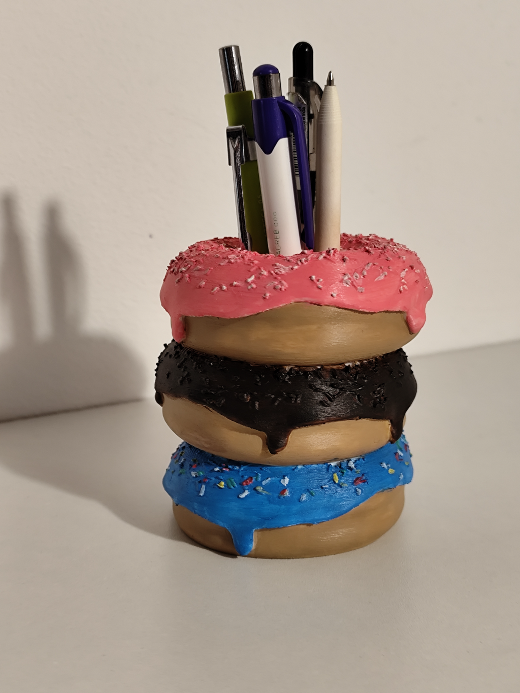 Stacked Donuts Pen/Pencil Holder