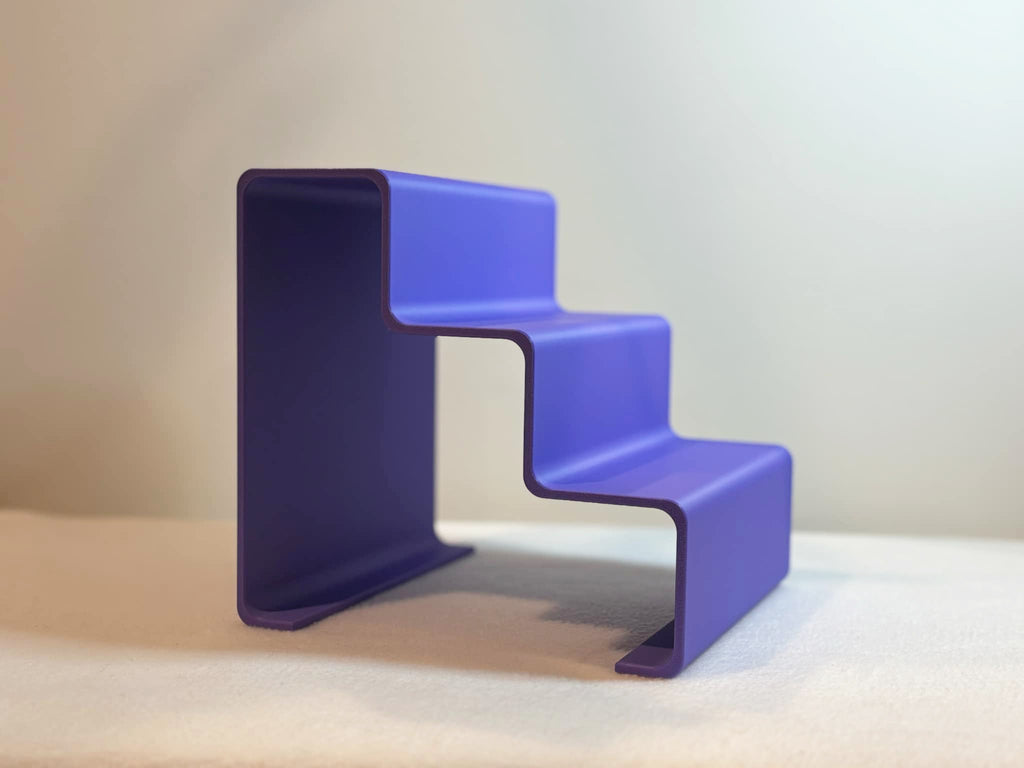 Small three tier display shelf