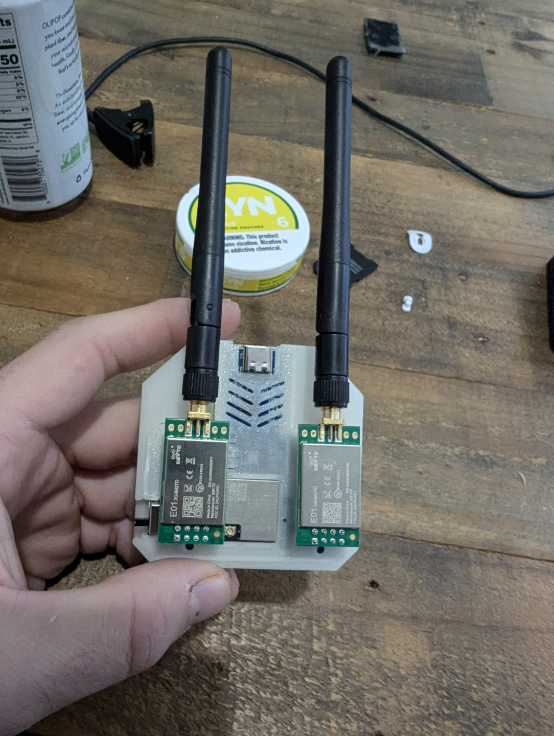 Don Anon Tech Blue ESP 32 Case
