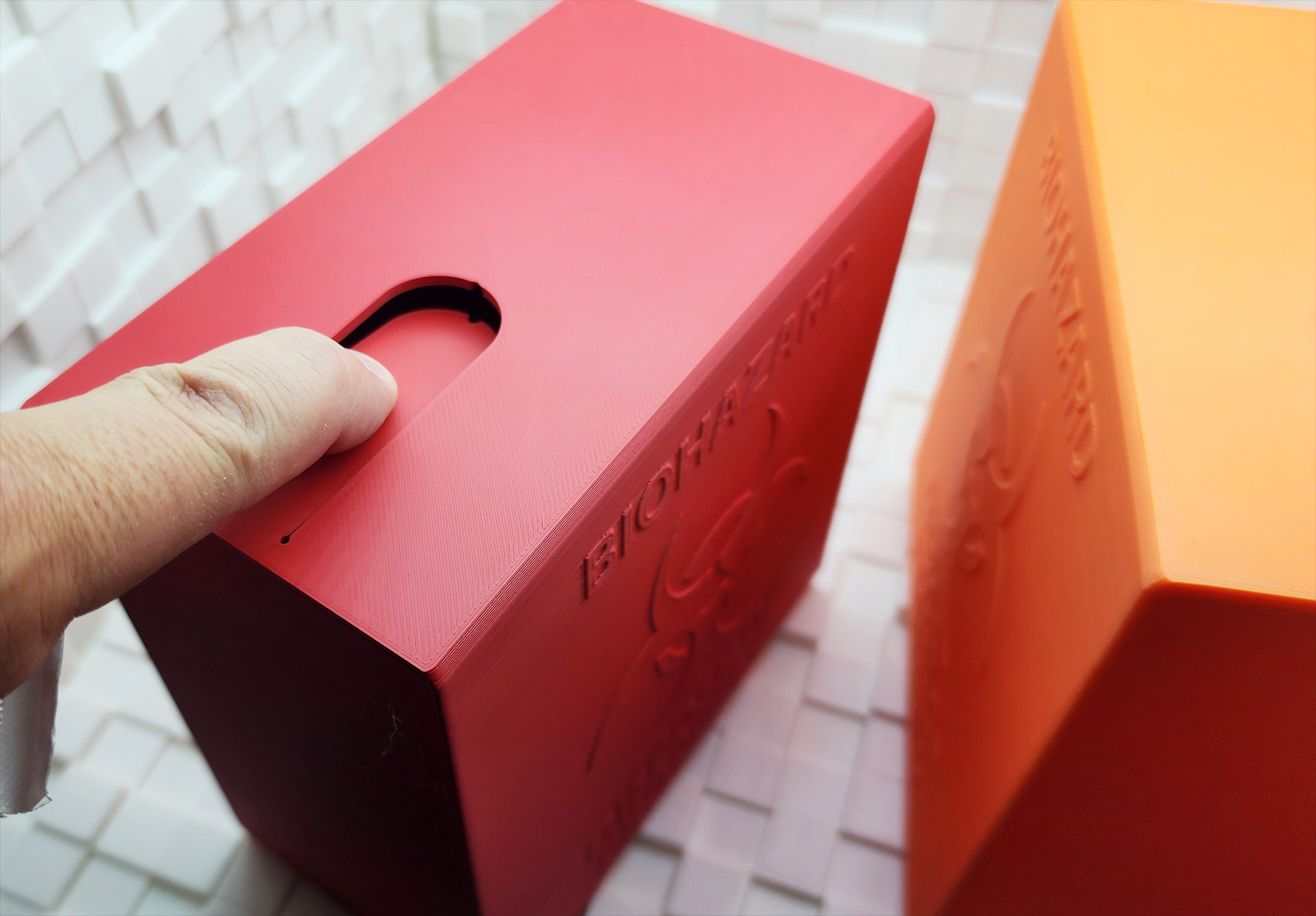 Sealed Syringe Disposal Box - Print in Place