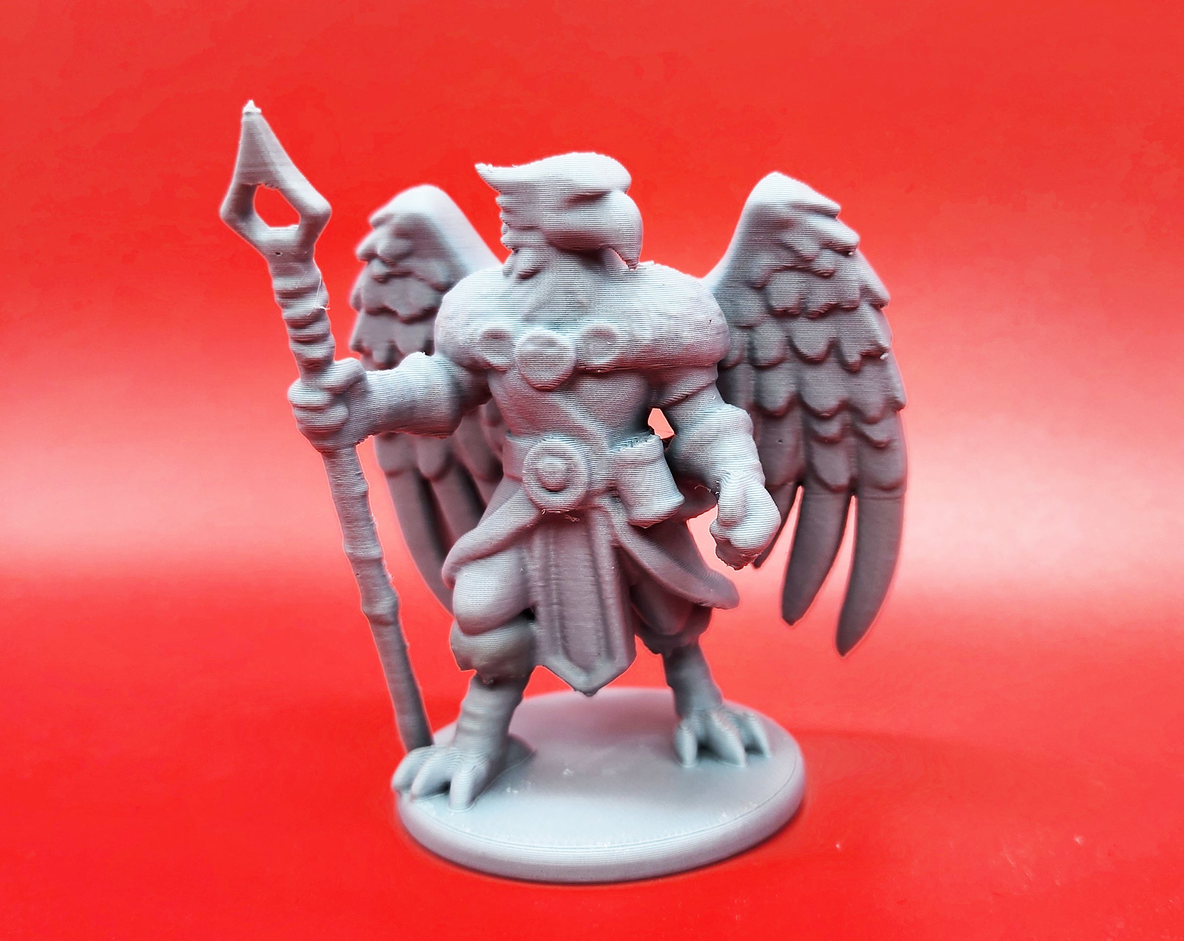 Aarakocra Warrior Miniature